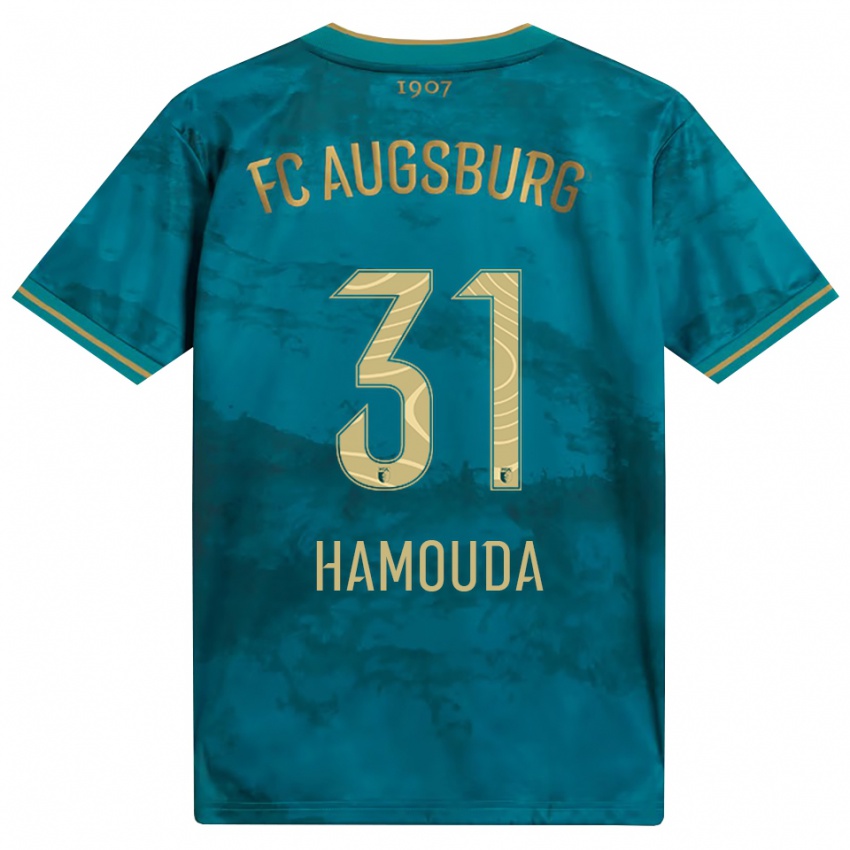 נשים Hania Hamouda #31 ירוק חום הרחק ג'רזי 2026/27 חולצה קצרה