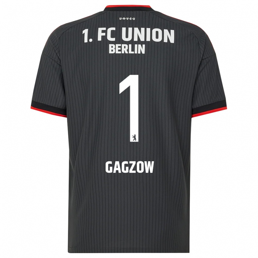 נשים Fritz Gagzow #1 שחור לבן אדום הרחק ג'רזי 2026/27 חולצה קצרה