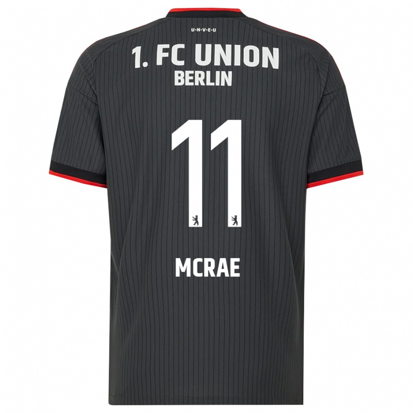 נשים Dylan Mcrae #11 שחור לבן אדום הרחק ג'רזי 2026/27 חולצה קצרה