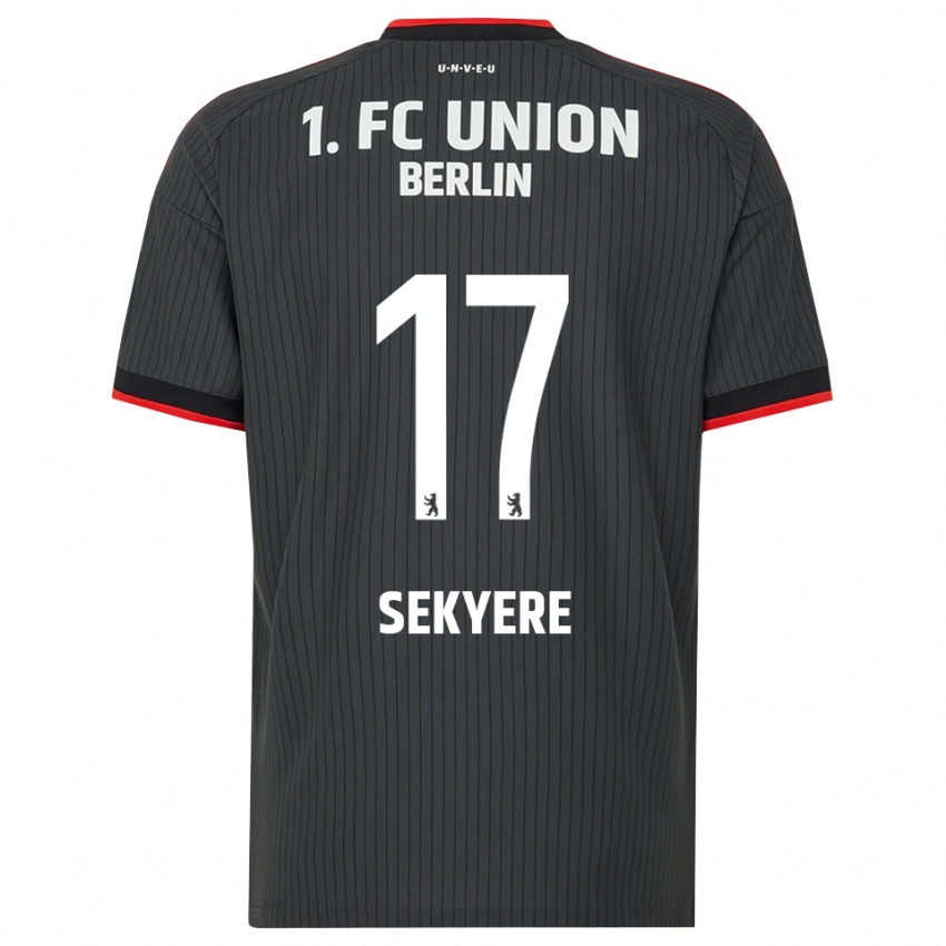 נשים Anderson Sekyere #17 שחור לבן אדום הרחק ג'רזי 2026/27 חולצה קצרה