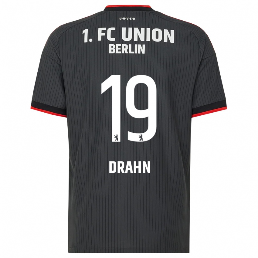 נשים Mika Drahn #19 שחור לבן אדום הרחק ג'רזי 2026/27 חולצה קצרה