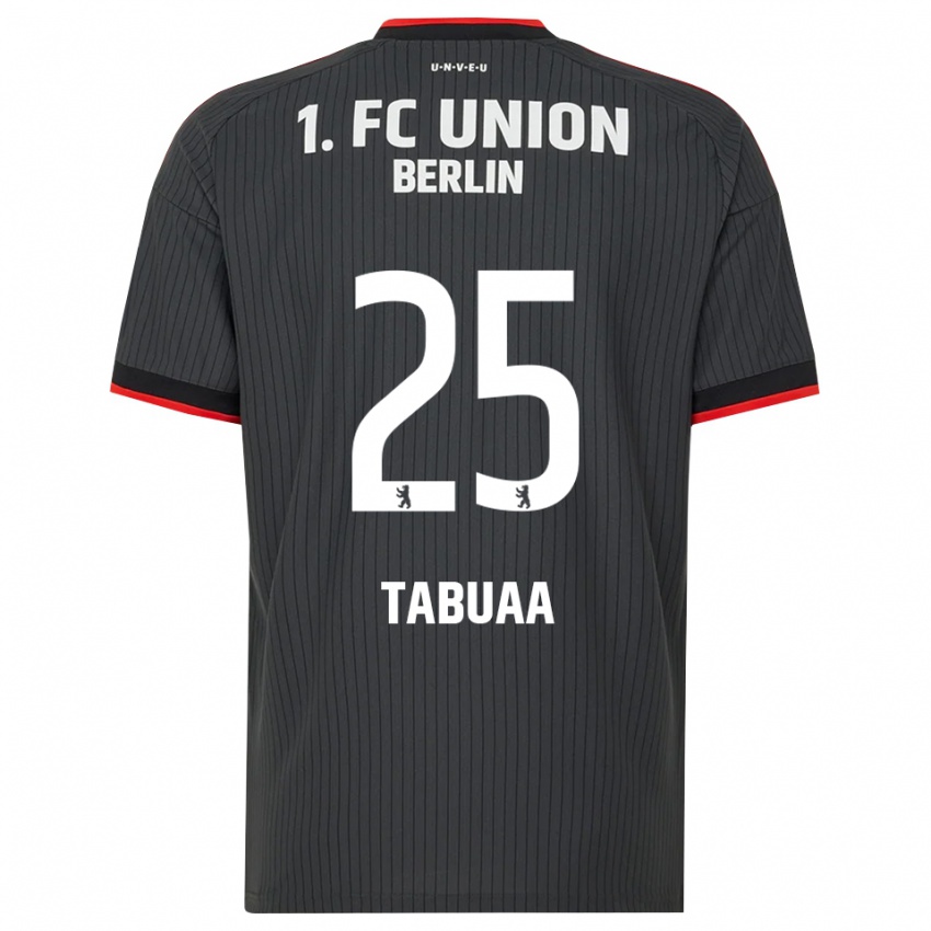 נשים Stephen Tabuaa #25 שחור לבן אדום הרחק ג'רזי 2026/27 חולצה קצרה
