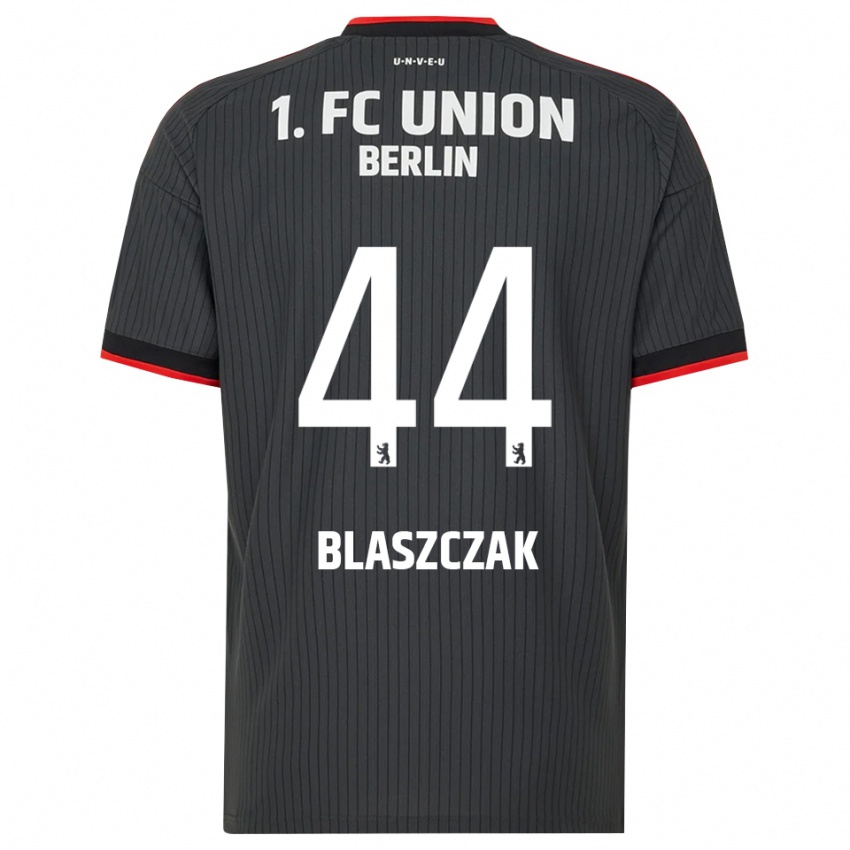 נשים Tim Blaszczak #44 שחור לבן אדום הרחק ג'רזי 2026/27 חולצה קצרה