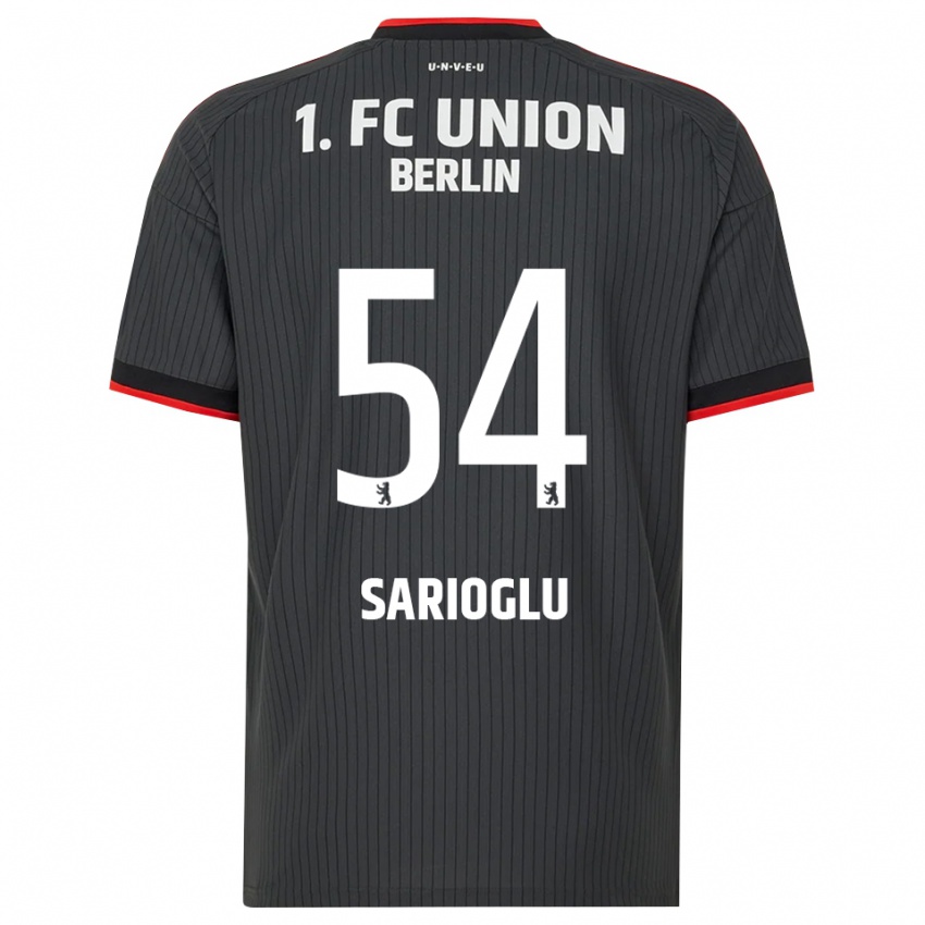 נשים Defne Sarıoğlu #54 שחור לבן אדום הרחק ג'רזי 2026/27 חולצה קצרה