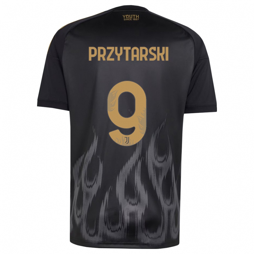 נשים Aleksander Przytarski #9 שחור חום ג'רזי קיט שלישי 2026/27 חולצה קצרה