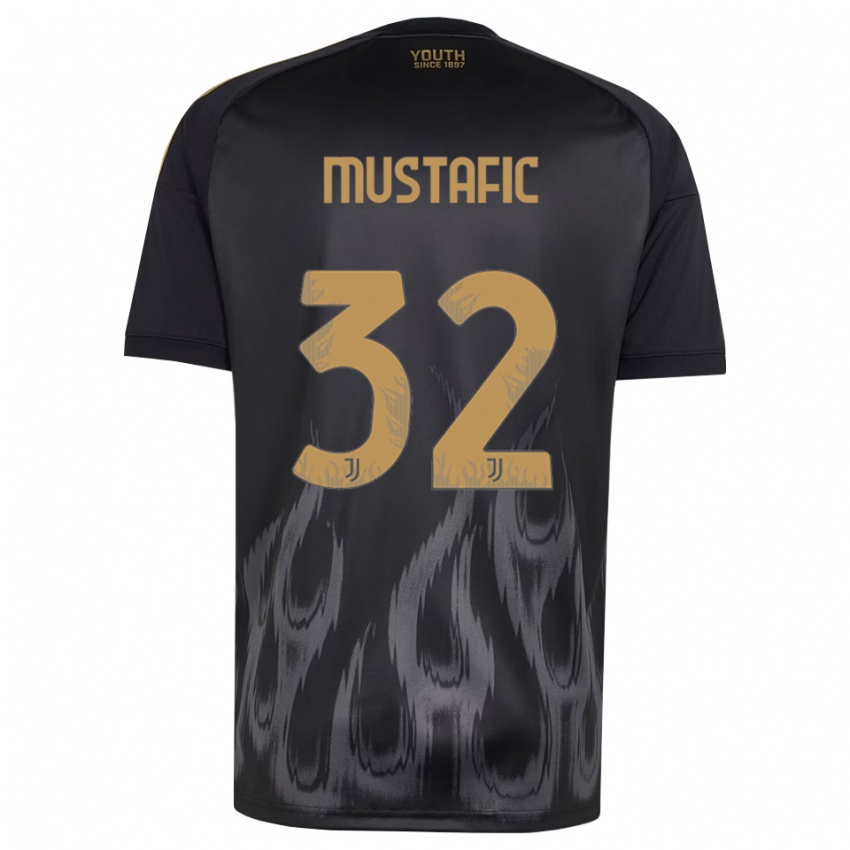 נשים Emma Mustafic #32 שחור חום ג'רזי קיט שלישי 2026/27 חולצה קצרה
