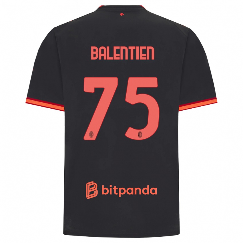 נשים Cheveyo Balentien #75 שחור אדום ג'רזי קיט שלישי 2026/27 חולצה קצרה