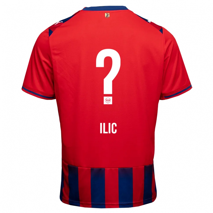 ילדים Leana Ilic #0 כחול מלכותי לבן אדום ג'רזי ביתית 2026/27 חולצה קצרה