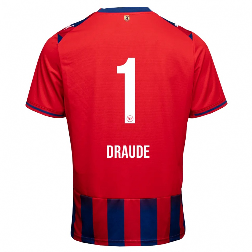 ילדים Michel Draude #1 כחול מלכותי לבן אדום ג'רזי ביתית 2026/27 חולצה קצרה