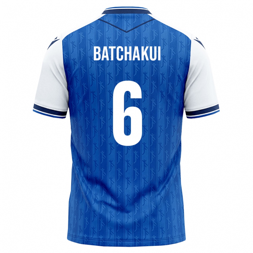 ילדים Kylian Batchakui #6 כחול מלכותי לבן ג'רזי ביתית 2026/27 חולצה קצרה