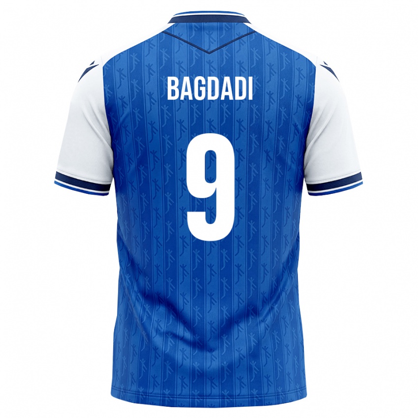 ילדים Zakaria Bagdadi #9 כחול מלכותי לבן ג'רזי ביתית 2026/27 חולצה קצרה