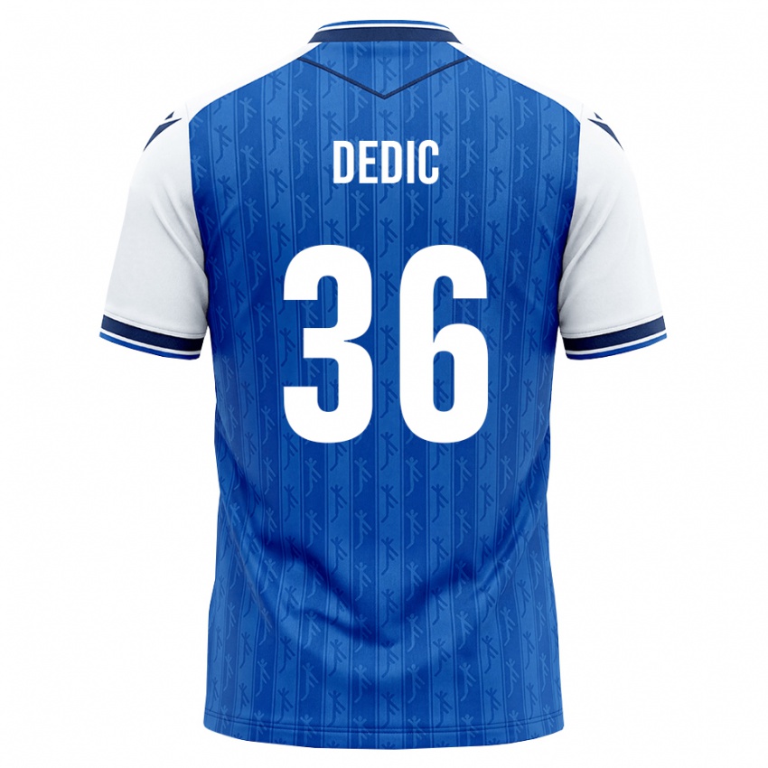 ילדים Jakov Dedic #36 כחול מלכותי לבן ג'רזי ביתית 2026/27 חולצה קצרה