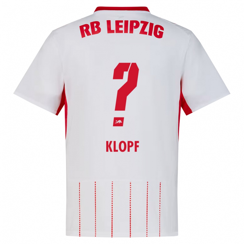 ילדים Oskar Klopf #0 אדום לבן צהוב ג'רזי ביתית 2026/27 חולצה קצרה