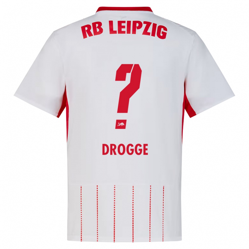 ילדים Lennert Drogge #0 אדום לבן צהוב ג'רזי ביתית 2026/27 חולצה קצרה