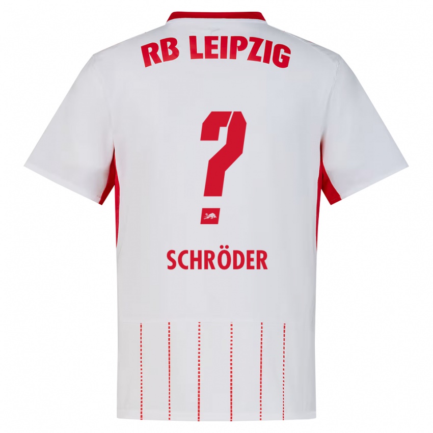 ילדים Levin Schröder #0 אדום לבן צהוב ג'רזי ביתית 2026/27 חולצה קצרה