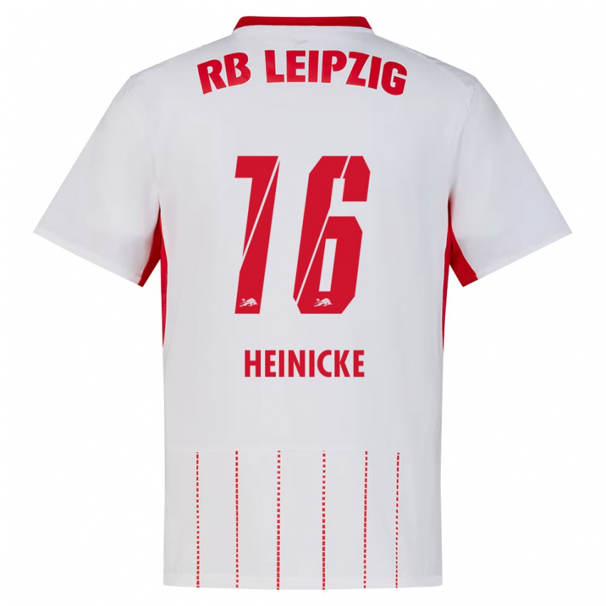 ילדים Niklas Heinicke #16 אדום לבן צהוב ג'רזי ביתית 2026/27 חולצה קצרה