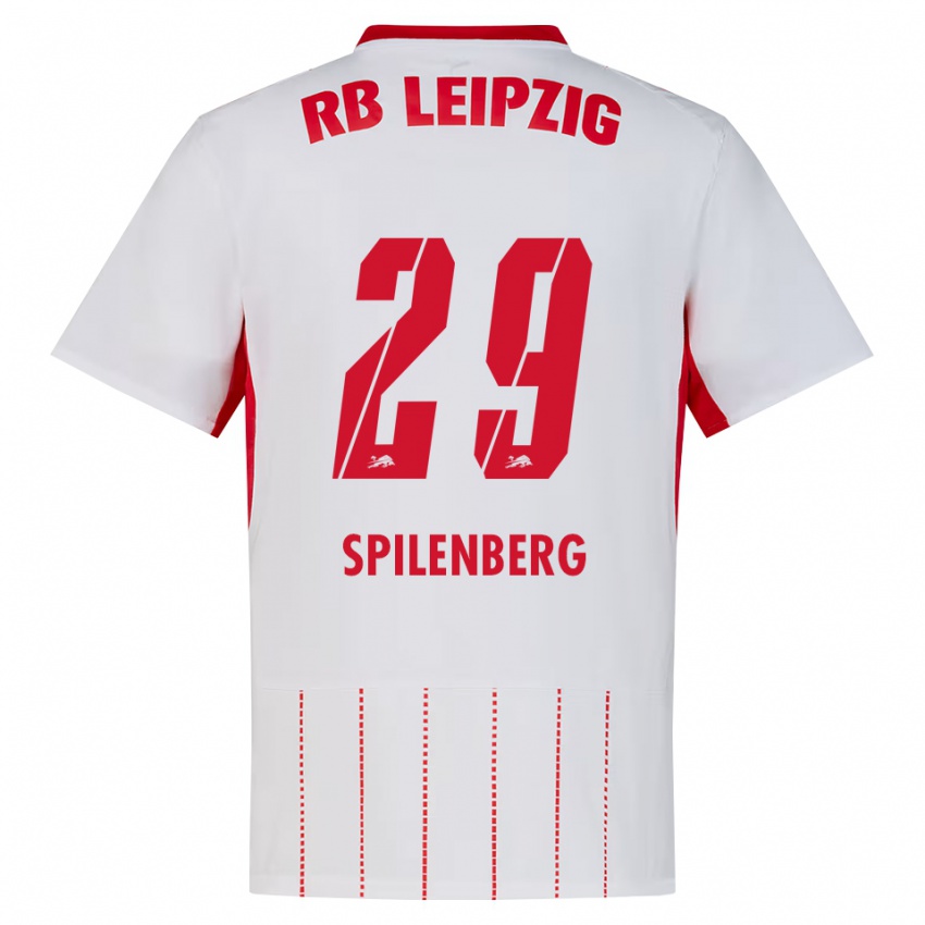 ילדים Maja Spilenberg #29 אדום לבן צהוב ג'רזי ביתית 2026/27 חולצה קצרה