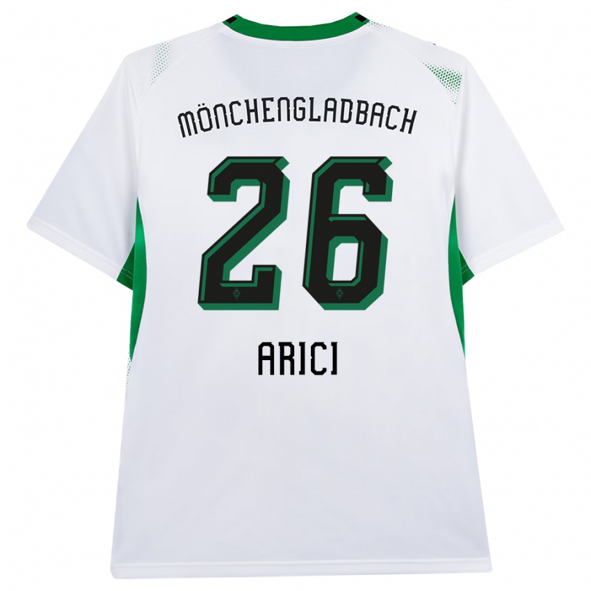 ילדים Maresa Arici #26 לבן שחור ירוק ג'רזי ביתית 2026/27 חולצה קצרה