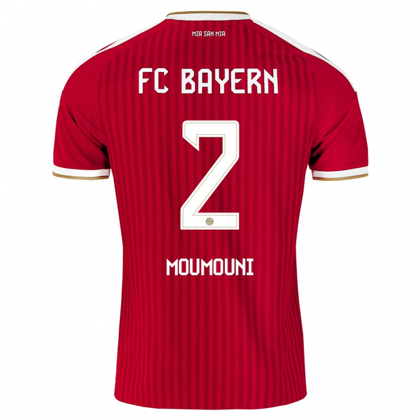 ילדים Rayan Moumouni #2 אדום לבן כחול ג'רזי ביתית 2026/27 חולצה קצרה