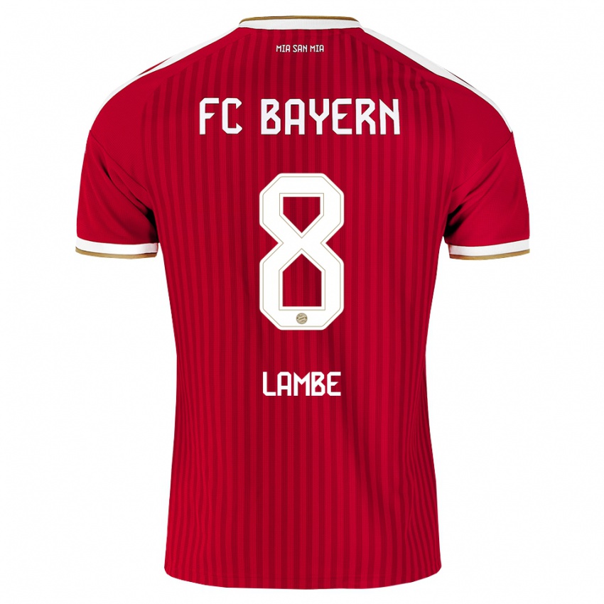 ילדים Allen Lambe #8 אדום לבן כחול ג'רזי ביתית 2026/27 חולצה קצרה