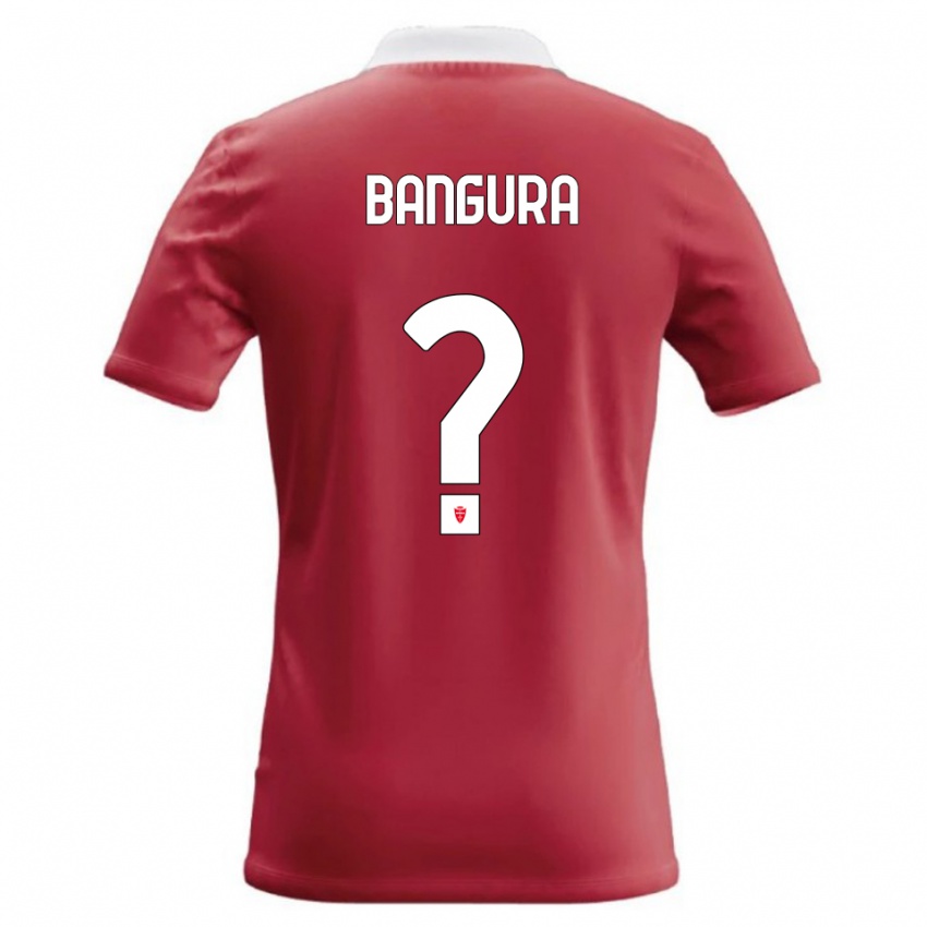 ילדים Abudlrahim Bangura #0 אדום לבן ג'רזי ביתית 2026/27 חולצה קצרה