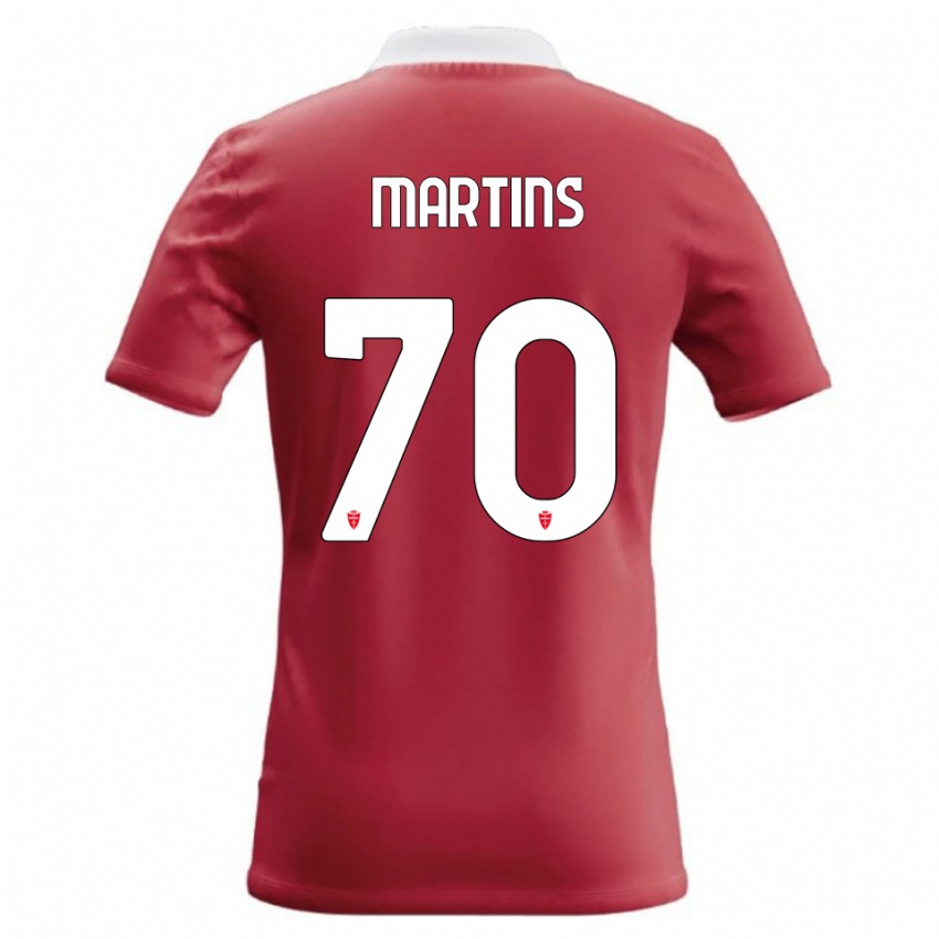 ילדים Kevin Martins #70 אדום לבן ג'רזי ביתית 2026/27 חולצה קצרה