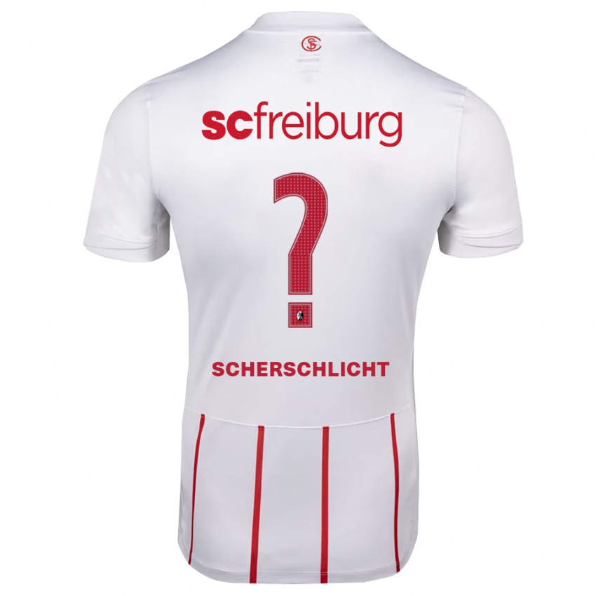 ילדים Mio Scherschlicht #0 לבן אדום צהוב הרחק ג'רזי 2026/27 חולצה קצרה