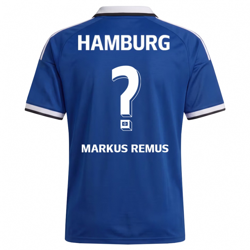 ילדים Markus Remus #0 לבן כחול הרחק ג'רזי 2026/27 חולצה קצרה