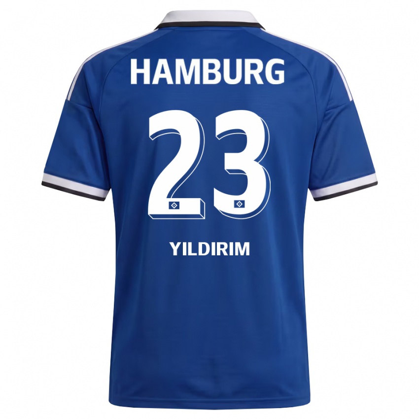 ילדים Mehmet Yildirim #23 לבן כחול הרחק ג'רזי 2026/27 חולצה קצרה