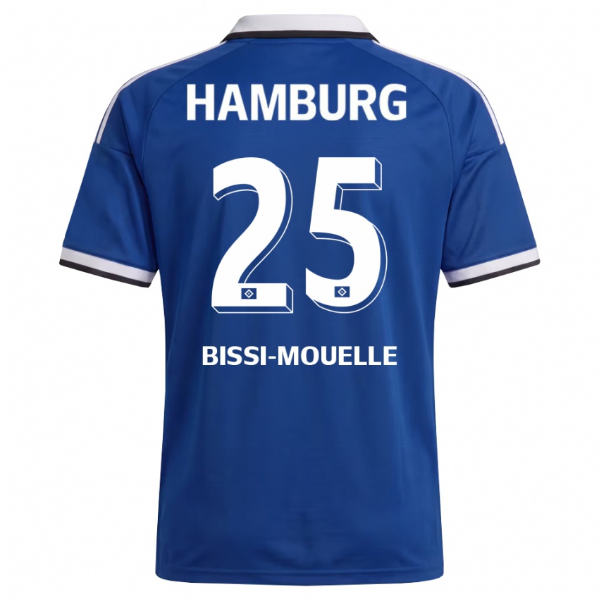 ילדים Jason Bissi-Mouelle #25 לבן כחול הרחק ג'רזי 2026/27 חולצה קצרה
