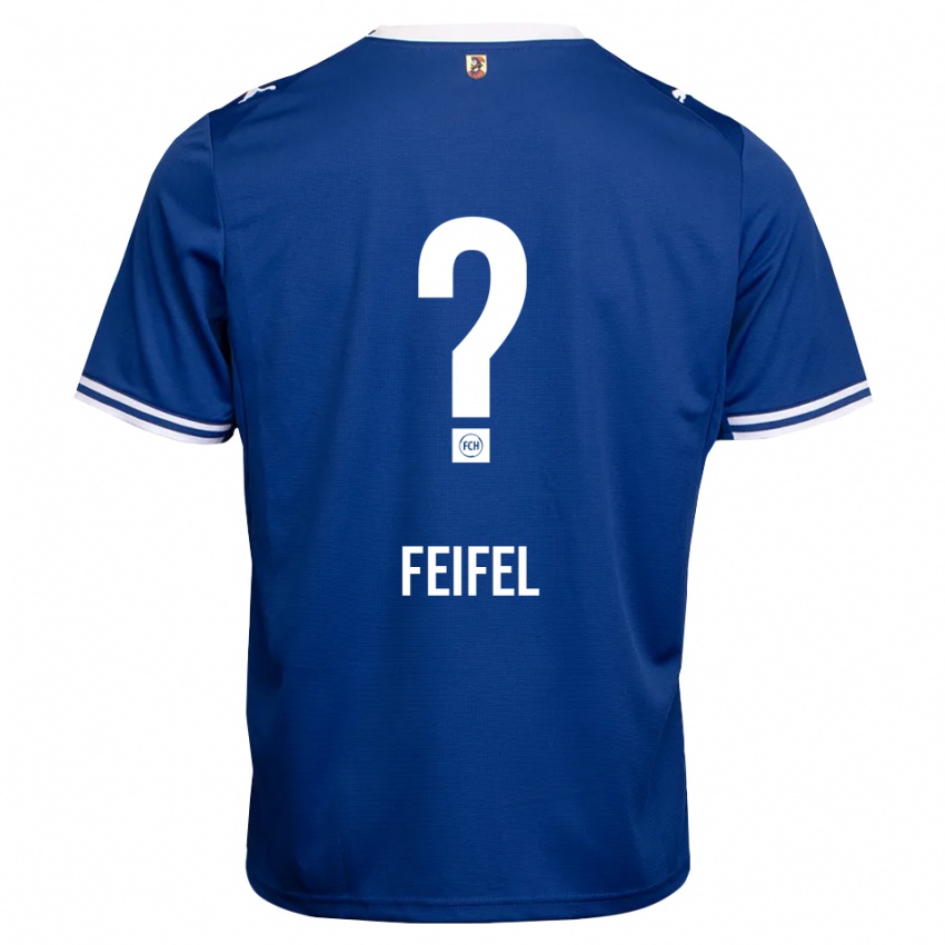 ילדים Tom Feifel #0 כחול מלכותי לבן הרחק ג'רזי 2026/27 חולצה קצרה
