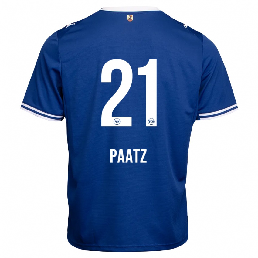ילדים Roque Paatz #21 כחול מלכותי לבן הרחק ג'רזי 2026/27 חולצה קצרה