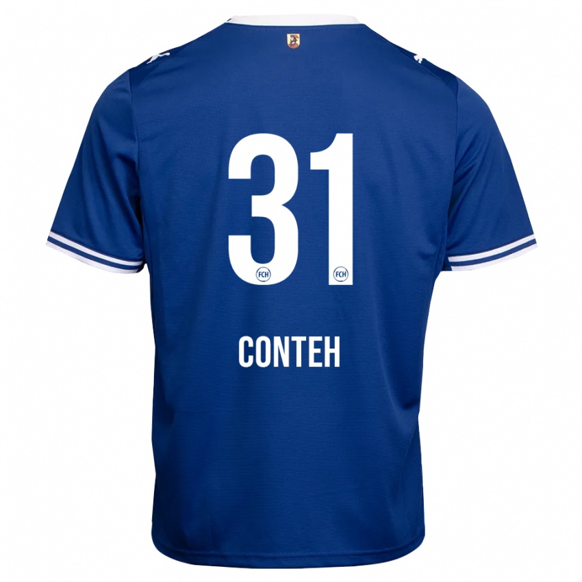 ילדים Sirlord Conteh #31 כחול מלכותי לבן הרחק ג'רזי 2026/27 חולצה קצרה