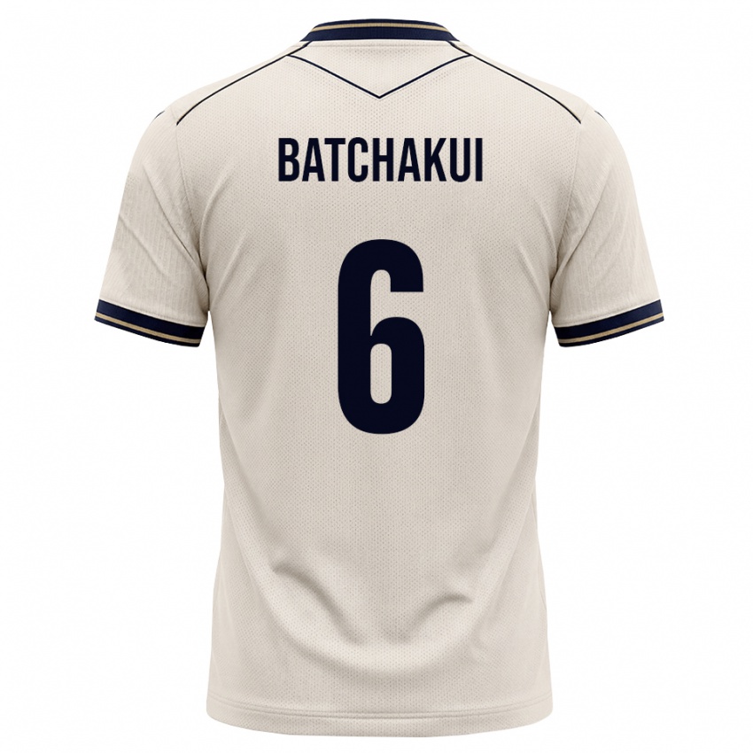 ילדים Kylian Batchakui #6 לבן מבריק כחול דיו הרחק ג'רזי 2026/27 חולצה קצרה