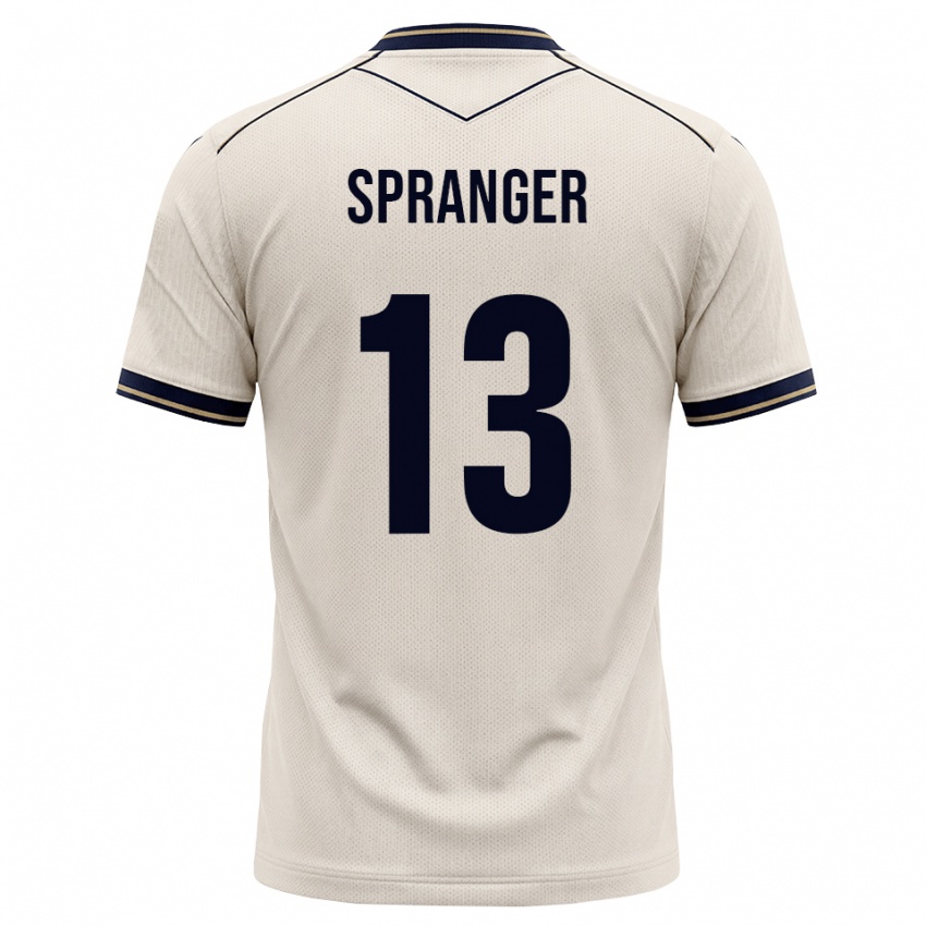 ילדים Tristan Spranger #13 לבן מבריק כחול דיו הרחק ג'רזי 2026/27 חולצה קצרה