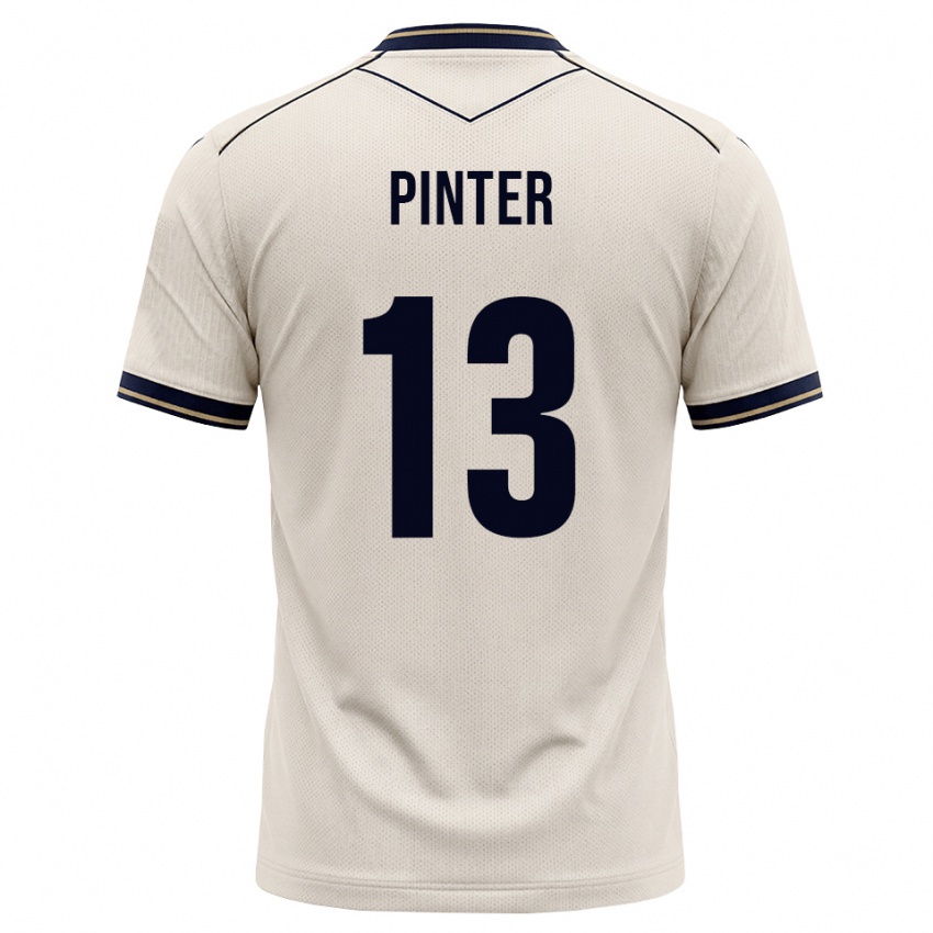 ילדים Valentein Pinter #13 לבן מבריק כחול דיו הרחק ג'רזי 2026/27 חולצה קצרה