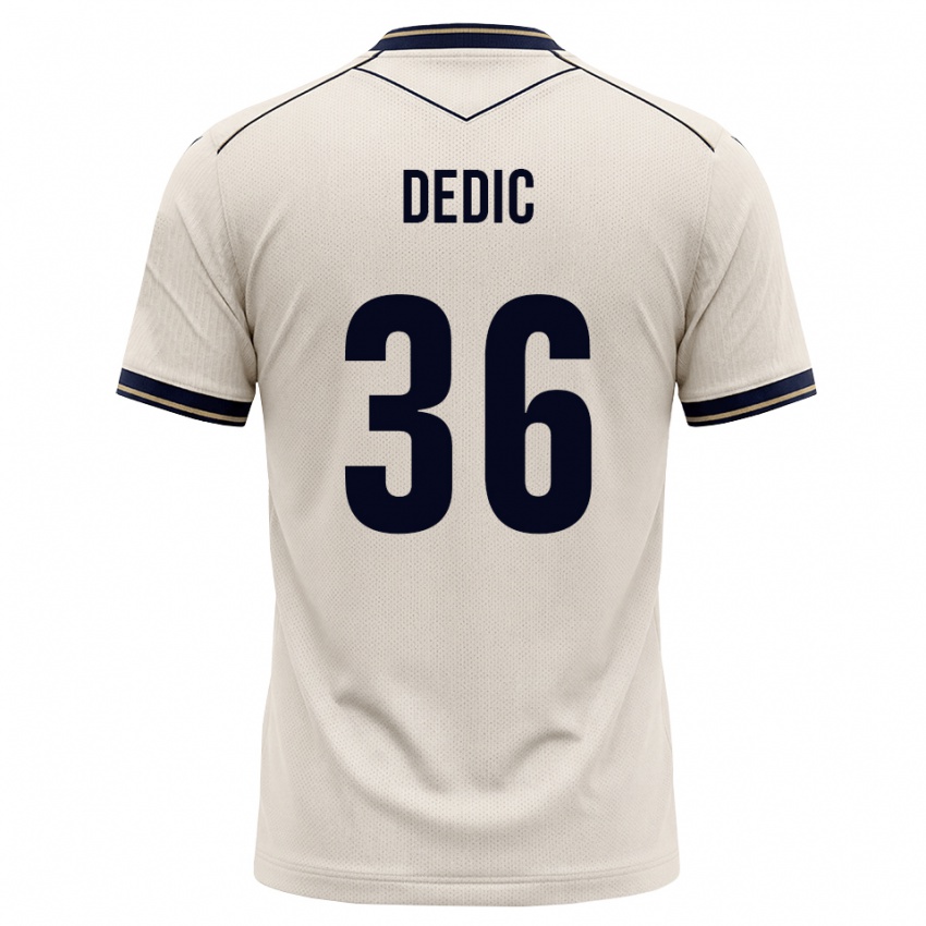 ילדים Jakov Dedic #36 לבן מבריק כחול דיו הרחק ג'רזי 2026/27 חולצה קצרה