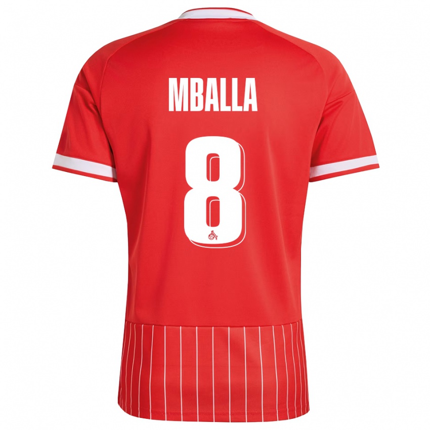ילדים Loiks Mballa #8 ירוק אדום לבן הרחק ג'רזי 2026/27 חולצה קצרה