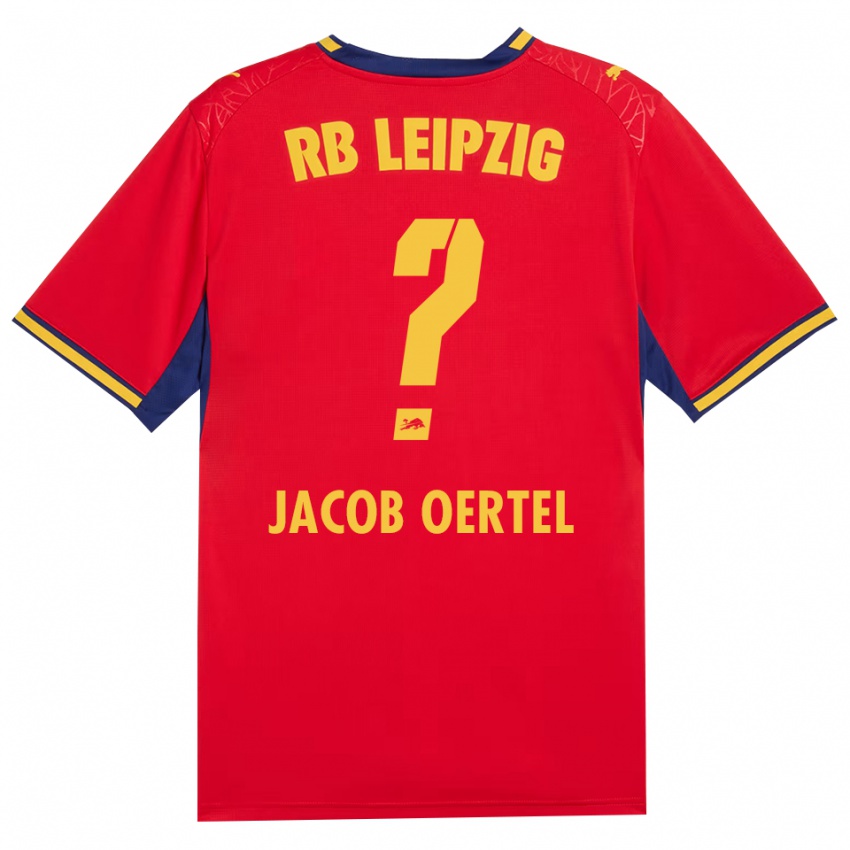 ילדים Paul Jacob Oertel #0 כחול מלכותי צהוב אדום הרחק ג'רזי 2026/27 חולצה קצרה