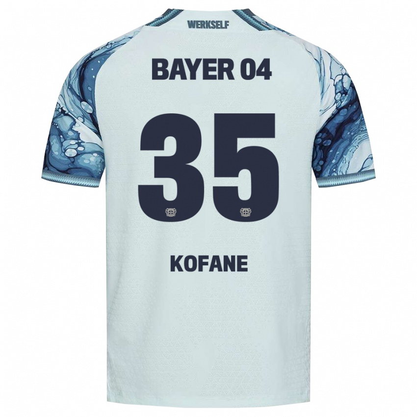 ילדים Christian Kofane #35 שחור ירוק כהה הרחק ג'רזי 2026/27 חולצה קצרה