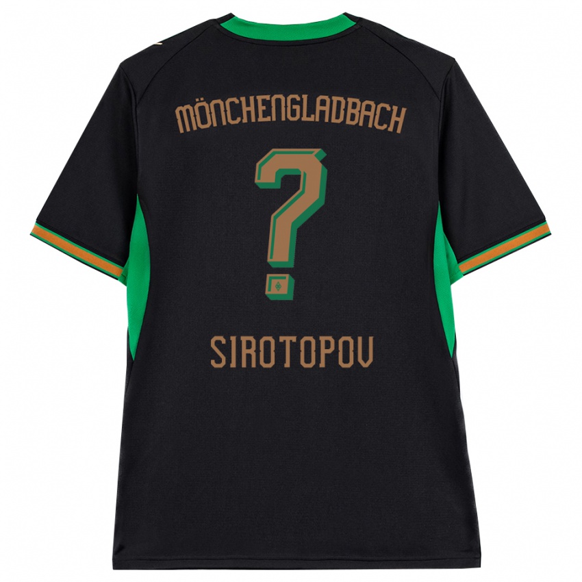 ילדים Artem Sirotopov #0 שחור כתום ירוק חום הרחק ג'רזי 2026/27 חולצה קצרה