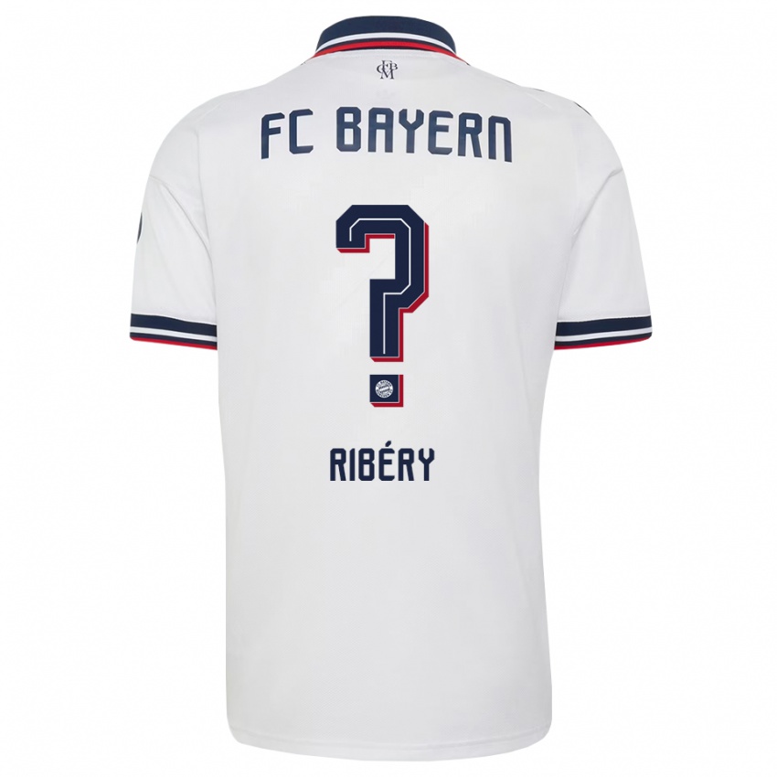 ילדים Seif Ribéry #0 אפור אדום לבן הרחק ג'רזי 2026/27 חולצה קצרה