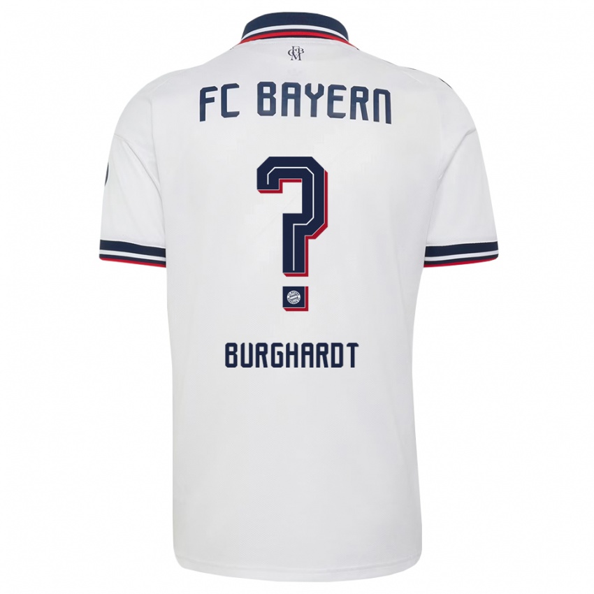 ילדים Piet Burghardt #0 אפור אדום לבן הרחק ג'רזי 2026/27 חולצה קצרה