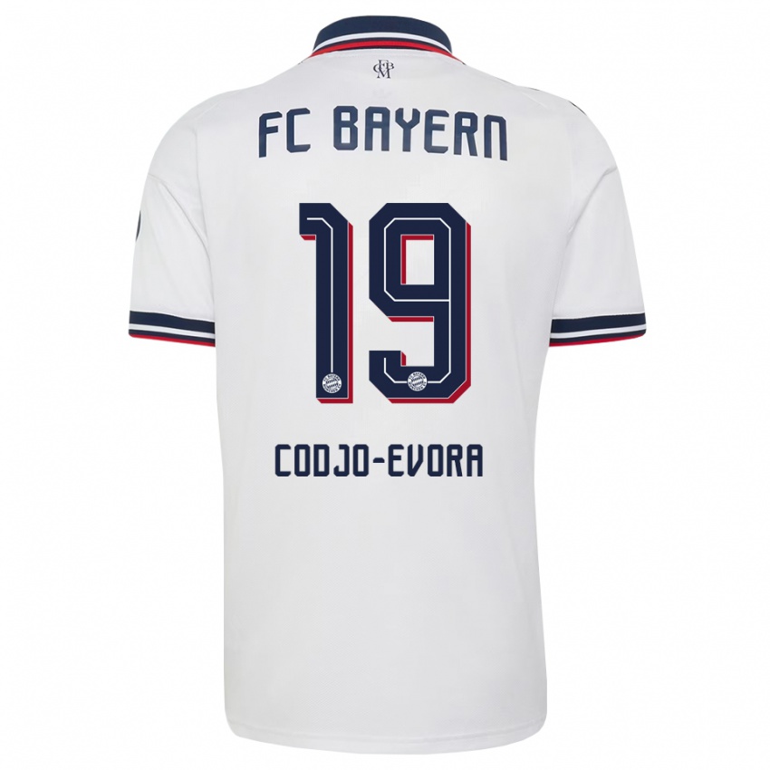 ילדים Noah Codjo-Evora #19 אפור אדום לבן הרחק ג'רזי 2026/27 חולצה קצרה