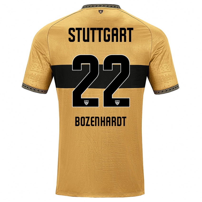 ילדים Laura Bozenhardt #22 לבן שחור חום הרחק ג'רזי 2026/27 חולצה קצרה