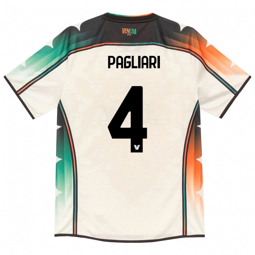 ילדים Alessandro Pagliari #4 תחרה ישנה כתום ירוק הרחק ג'רזי 2026/27 חולצה קצרה