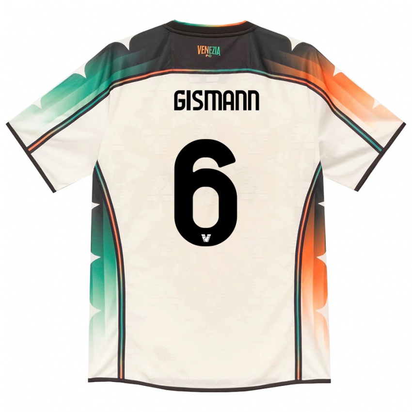 ילדים Lynn Gismann #6 תחרה ישנה כתום ירוק הרחק ג'רזי 2026/27 חולצה קצרה