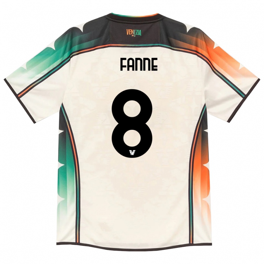 ילדים Lamine Fanne #8 תחרה ישנה כתום ירוק הרחק ג'רזי 2026/27 חולצה קצרה