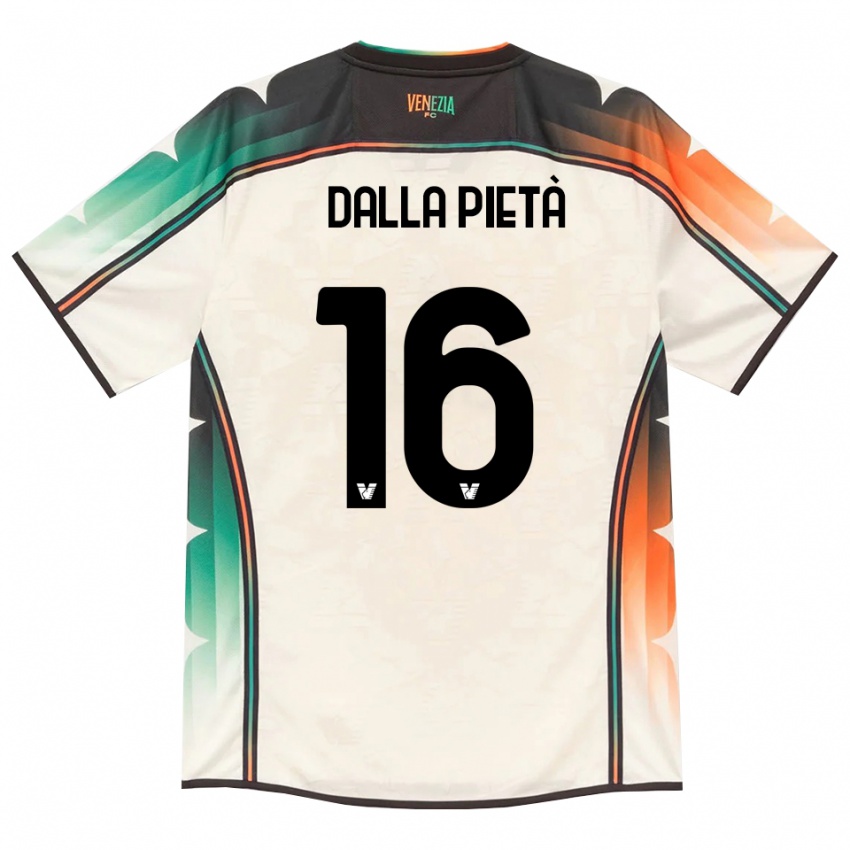 ילדים Leonardo Dalla Pietà #16 תחרה ישנה כתום ירוק הרחק ג'רזי 2026/27 חולצה קצרה
