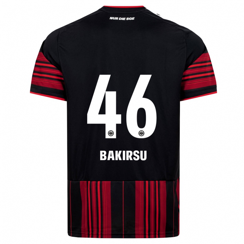 גברים חוסיין באקירסו #46 שחור אדום לבן ג'רזי ביתית 2026/27 חולצה קצרה